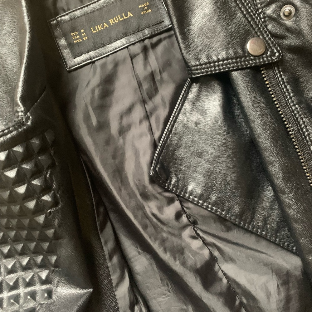 Woman’s leather jacket
